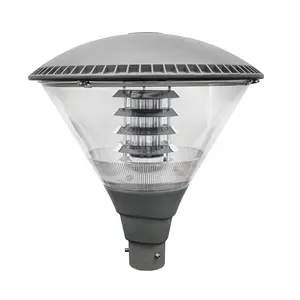 Boîtier de lumière de jardin étanche IP66 en aluminium moulé sous pression au design élégant pour poteau lumineux de maïs à LED