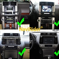 Radio para Auto Land Cruiser Prado 150 2018-2022, Diseño Super Slim, Android 15, Carplay, GPS, Navegación, Función DSP, Asistencia de Reversa