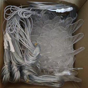 Accessoires <span class=keywords><strong>de</strong></span> mariage 10 têtes <span class=keywords><strong>de</strong></span> papillons lumineux en cristal Lustre Lumière <span class=keywords><strong>de</strong></span> scène d'hôtel Lampes suspendues au plafond Ornements décoratifs - Product Image 5
