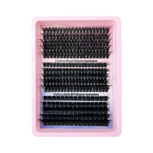 Private Label Vente De Gros Cils Bricolage Grappes De Cils 3D <span class=keywords><strong>Faux</strong></span> Vison Bricolage Cils En Cluster Soie Segmenté Kit D'extensions De Cils Prédécoupés - Product Image 6