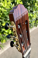 Fabricant de guitares professionnelles Aiersi, guitare classique de concert espagnole de haute qualité, entièrement en cèdre massif, manche surélevé.