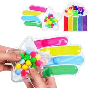 ของเล่นบีบเสริมพัฒนาการแบบมอนเตสซอรี่สำหรับเด็กเล็ก ทำจากพีวีซี ช่วยผ่อนคลาย พัฒนาทักษะกล้ามเนื้อมัดเล็ก เหมาะสำหรับการเดินทาง ของเล่นเสริมสมาธิ - Product Image 1