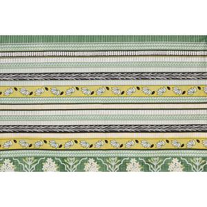 Parure de lit plate imprimée plantes vertes avec 2 taies d'oreiller, 300 fils, 100% coton, écologique, style nature, toutes saisons, qualité professionnelle, vente en gros - Product Image 3