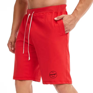 Pantaloncini Boxer da uomo larghi estivi Casual da cinque medio da spiaggia di grandi dimensioni con coulisse sportivi semplici pantaloni pantaloncini da uomo - Product Image 5