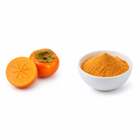 Poudre de jus de kaki naturelle et saine en vrac, soluble dans l'eau, lyophilisée
