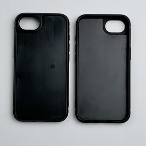 Cubierta móvil en blanco con ranuras de doble cara internas y externas de alta calidad, funda de teléfono TPU + PC suave de cuero personalizado para iPhone 16E - Product Image 6