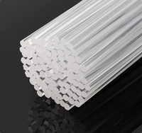 Bâtonnets de 6 pouces réutilisables en acrylique transparent pour sucettes, cake pops, bâtonnets longs pour remuer, pour gâteaux de remise de diplôme, décorations de cupcakes