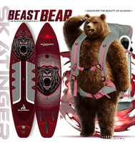 Skatinger 2025 Nouvelle planche de surf gonflable Drop Stitch, planche de paddle, SUP gonflable de 11,6 pieds, planche de paddle tout usage à vendre