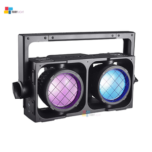 IP65 2ชิ้น300W DMX512 2ตาไฟกระพริบ COB กันน้ำ600W LED PAR RGBA อุปกรณ์ให้แสงสว่างบนเวที - Product Image 4