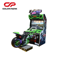 Mesin Game Arcade Simulator Moto GP Warna-warni Mesin Game Mengemudi Simulator Moto GP Mesin Game Arcade