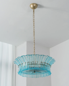 Lámpara Colgante Moderna de Estilo Costero con Cristal <span class=keywords><strong>Azul</strong></span> para Comedor, Isla de Cocina, Dormitorio - Product Image 2