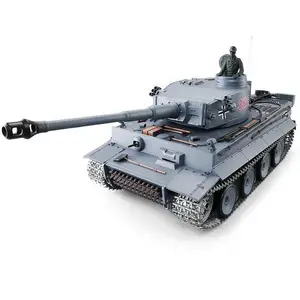 ZIGO 기술 bb 군용 기갑 금속 모델 rc 1:16 henglong 타이거 탱크