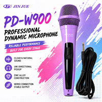 Microphone filaire portable pour karaoké, amplificateur domestique, haut-parleur de conférence, haut-parleur d'ordinateur, microphone dynamique pour diffusion en direct