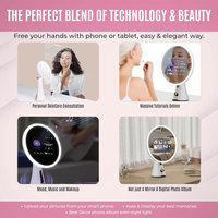 Cermin Rias Pintar Vercon Manufacturer Smart Beauty Dengan Dukungan Multibahasa ODM OEM Analisis Kulit Berbasis AI Cermin WIFI Bluetooth