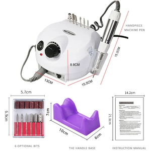 Máquina Eléctrica Profesional de Manicura y Pedicura, Lijadora de Alta Velocidad, Equipo de Pulido y Esmerilado para Salón de Belleza - Product Image 1