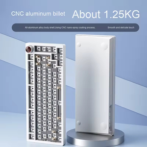 82-key tùy chỉnh 75% RGB Backlit cơ khí chơi game Bàn phím hợp kim nhôm cho <span class=keywords><strong>bluetooth</strong></span> không dây USB cho máy tính xách tay (sử dụng) - Product Image 6