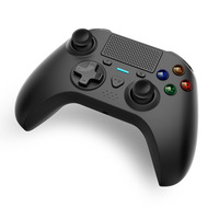 Manettes de jeu personnalisées pour PS4 avec capteur six axes, bouton lumineux vibrant, double impact, 600 mA, design exclusif