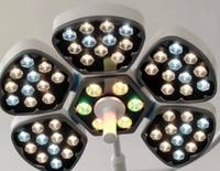 Lampe chirurgicale sans ombre à double tête, équipement d'éclairage chirurgical pour examens cliniques et vétérinaires