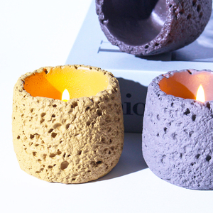 Conteneurs à bougies vides personnalisables avec logo, écologiques, pots à bougies fantaisie en ciment sur mesure - Product Image 6