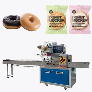 Easy to Use Industry Automatic Small Donuts Packing Machine Doughnut Packaging Machine