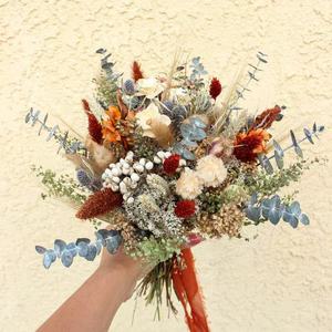 <span class=keywords><strong>Bouquet</strong></span> <span class=keywords><strong>de</strong></span> <span class=keywords><strong>Mariée</strong></span> en <span class=keywords><strong>Fleurs</strong></span> Séchées Personnalisé en Gros pour Mariage Bohème, Idéal pour Cadeaux <span class=keywords><strong>de</strong></span> Demoiselles d'Honneur - Product Image 1