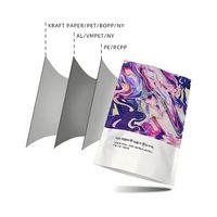 Sachets plats personnalisés à marque privée pour gels énergétiques, en PET/AL/PE, étanches à l'humidité, à ouverture facile, pour l'emballage de produits de nutrition sportive