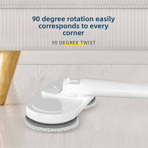Serpillière électrique domestique sans fil USB Humidification par pulvérisation d'aluminium Serpillière manuelle - Product Image 4
