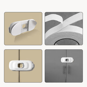 PRODIGY GC008 Verrous de sécurité pour portes d'armoires à l'épreuve des enfants Verrou de sécurité pour bébé en plastique avec installation facile Design moderne pour armoires - Product Image 2