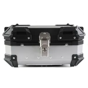 Braket Kotak Sadel Atas Motor, Dudukan Penggendong Aluminium Universal untuk Kotak Ekor 25L