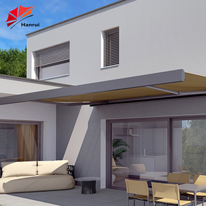 Motori elettrici motarizzati a cassetta completa automatica retrattile a Led in alluminio esterno parasole Patio tenda da sole - Product Image 3