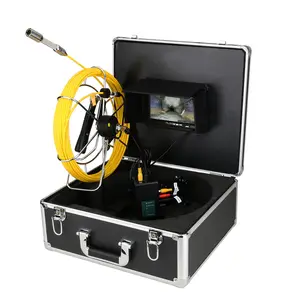 7 Inch 20M Kabel Met Meter Teller Rioolbuis Inspectie Camera Dvr Video-opname Afvoer Riool Pijplijn Industriële Endoscoop