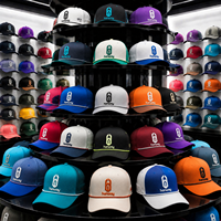 Casquettes de baseball personnalisées en gros, casquettes de golf 5 panneaux avec logo PVC, imperméables, haute performance, casquettes de golf vierges personnalisables