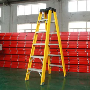 Escalera En131 ANSI 3-9 ступенчатая промышленная платформа тип регулируемый удлинитель стеклопластик Frp ступенчатая лестница для электрика