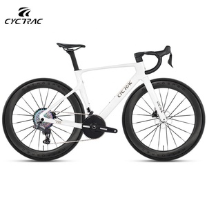 Vélo de route en fibre de carbone 700C Shimano 105 R7120 12S avec frein à disque hydraulique, 7,7 kg, léger, pour course sur route - Points clés de vente - Product Image 2
