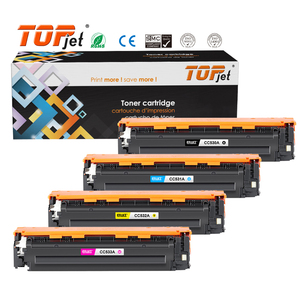 Cartucho de Tóner de Color Topjet 304A 530A CC530A <span class=keywords><strong>CC531A</strong></span> CC532A CC533A con Chip Compatible con Impresoras HP CP2025 CM2320 - Product Image 1