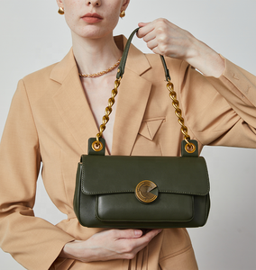 Bolso de mano de piel vegana con logotipo personalizado para mujer, bandolera de cuero de alta calidad - Product Image 2