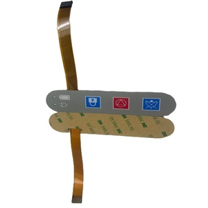 Tùy chỉnh Matte Kết cấu Vật liệu dập nổi nút điều khiển bàn phím FPC màng chuyển đổi bàn phím với LED cho điều khiển từ xa - Product Image 4