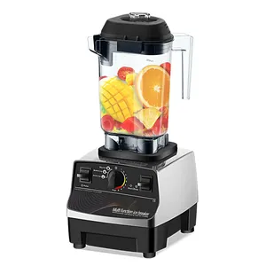 Commercial Blender Smoothie & Shake Blender 64oz 110v PC Electric Plastic Multifunctional Tenis Masculino SY 1 Set Push Button