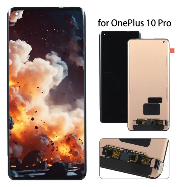 OnePlus 10 Pro Mobile Phone LCD Display Assembly Replacement with OLED Technology 100% Tested 1 Year Warranty