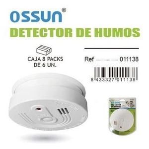 Detector de Humo OSSUN de 10 cm, Funciona con Batería, Alarma de Seguridad Interior - Product Image 3