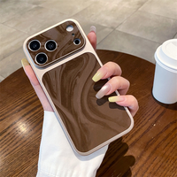 Coque de téléphone anti-chute effet vague d'eau pour iPhone 18 Pro Max, 18, 17, 16, 15, 14, 13 Air Plus Pro Max, avec grand écran