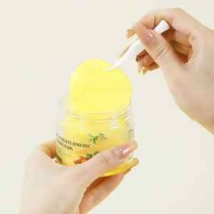 Tampons nettoyants au curcuma et à l'acide kojique pour les cicatrices d'acné, éclaircissement de la peau, vitamine C, tampons exfoliants pour le visage LM25233 - Product Image 5