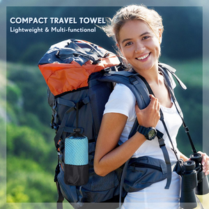 Serviettes de sport en microfibre absorbantes à séchage rapide pour la gym et l'exercice, personnalisables avec logo, vente en gros - Product Image 3