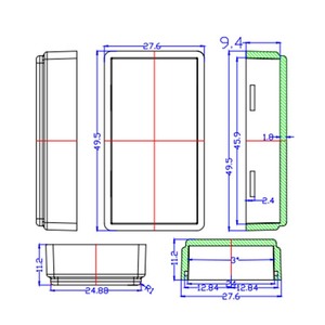 Elektrische Behuizing Professionele Fabrikant Op Maat Abs Elektronische Behuizing Dozen Behuizingen Voor Stroomvoorziening - Product Image 3