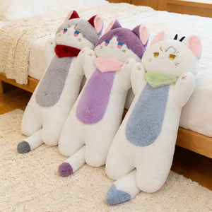 Adorable Doudou Poupée Chat Siamese en Peluche avec Rembourrage en Coton PP et Matière Polyester, Motif Renard, Idéal Cadeau - Product Image 1