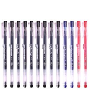 Deli ปากกาเจลเขียน A116 juneng สีดำ8 + แดง<span class=keywords><strong>2</strong></span> + น้ำเงินปากกาซิกเนเจอร์<span class=keywords><strong>2</strong></span>ปากกาสำหรับนักเรียนหลอดเข็มเต็ม0.5มม. แห้งเร็วคุณภาพสูง - Product Image 2