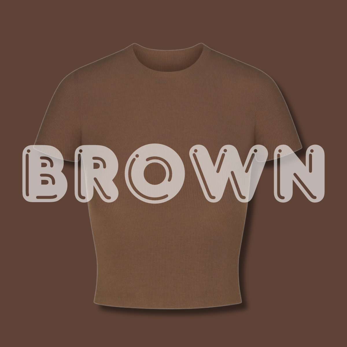 สีน้ำตาล