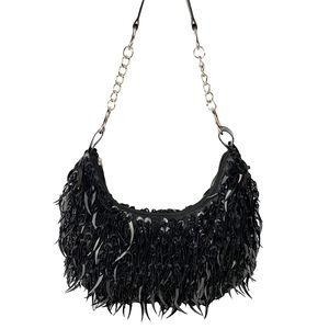 Bolso de Noche con Lentejuelas y Cuentas en Forma de Media Luna para Mujer, Cartera Brillante, Precioso Bolso de Hombro para Bar, Discoteca, Cóctel, Fiesta de Graduación - Product Image 6