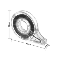 Nouvelle conception en promotion usine : Ruban adhésif PVC simple face sensible à la pression pour fournitures de bureau, 95x8x75mm, longueur 13-16m