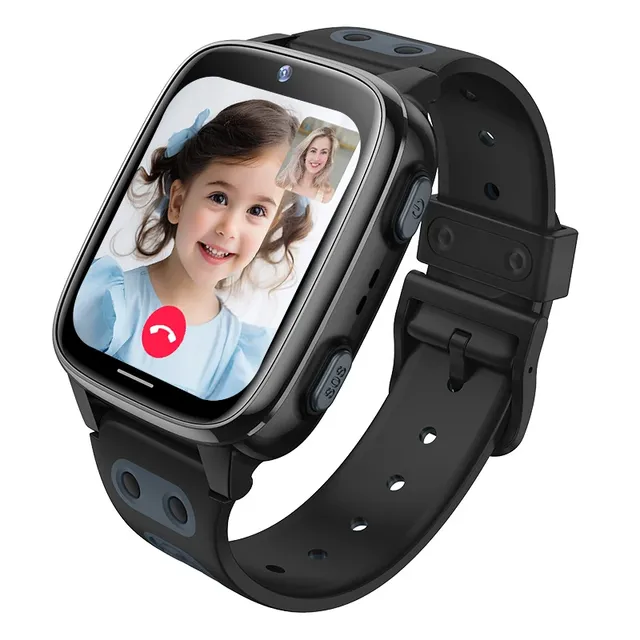 2026 D57 Kids 4G Smart Watch with Sim Card 1.83" Screen GPS+LBS+WIFI Positioning SOS Video Call Class Mode Boy Girl Smartwatch